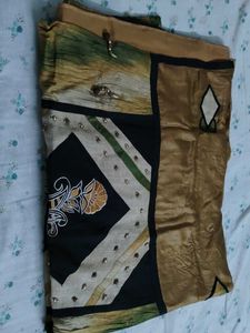 saree with premium work