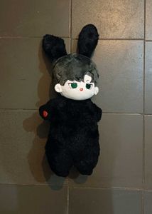 Cute Black Bunny Plush Toy