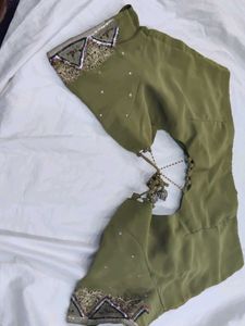 Elegant Sequined Saree