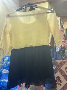 Black And White Mid Dress