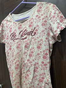 Pink Cotton Tshirt