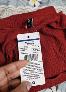 RIO Knitted Cutout Top