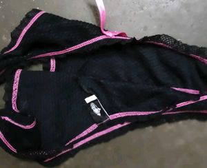 Black Lace Thong Panty