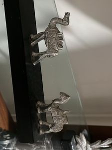 Vintage Metal Camel Caravan Figurine