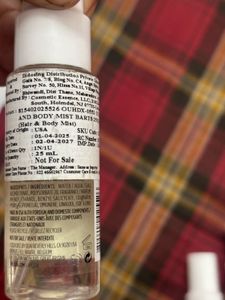 Set of 4 Travel Size Body Mists
