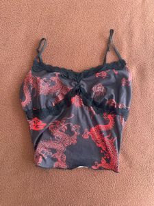 Dragon Print Camisole Top