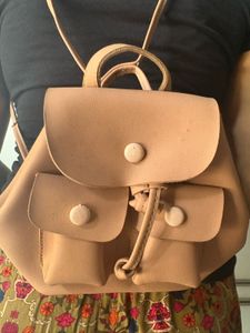 Cute Tan Mini Backpack