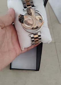 Elegant Two-Tone Metal Watch