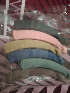 💥New Unused Colorful Hair Clips - 6 Piece Set