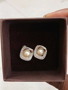 fresh water Pearl Stud Earrings