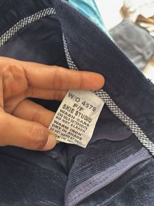 SKIE STUDIO Navy Corduroy Pants