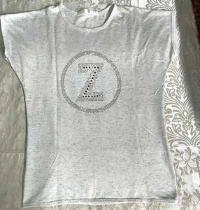 Sparkly "Z" Graphic T-Shirt