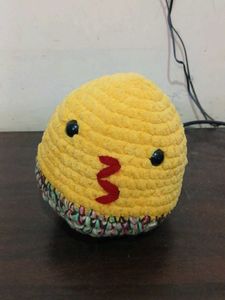 Handmade Yellow Chick Plush Toy