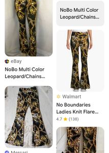 Stylish Crop Top &amp; Printed Pants Set