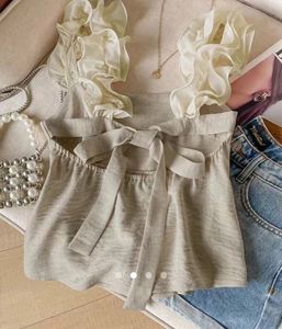 Chic Ruffle Sleeve Peplum Top