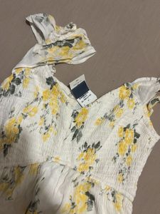 hollister canada floral print mini sundresss