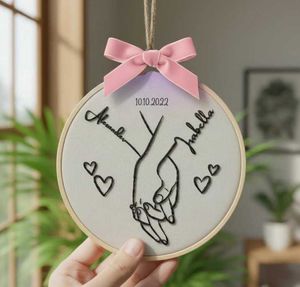 Valentine's day special embroidery hoops