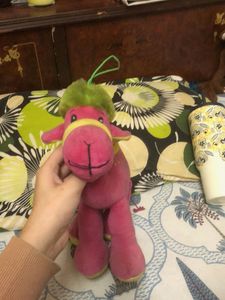 Cute Plush Pink Animal Toy