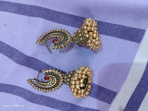 Ethnic Earrings with Pearls