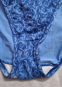 Blue Rose Print Briefs