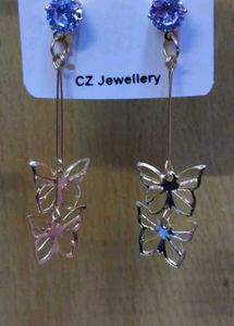 Butterfly Drop Earrings