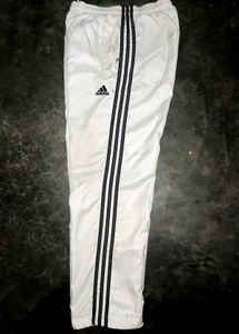 Adidas White Track Pants