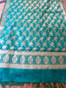 Pure Banarasi salwar kameez material with Dupatta
