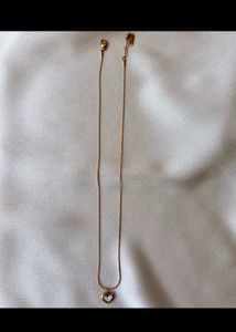 Anti tarnish Gold Heart Necklace combo