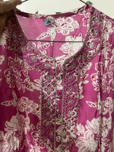 Floral Print Kurta