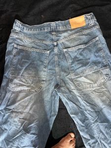Wide Leg Denim Jeans