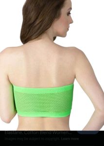 Lime Green Strapless Bra