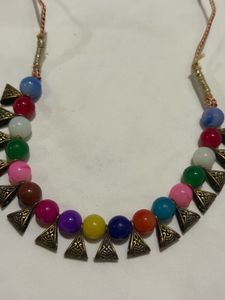 Boho Beaded Necklace