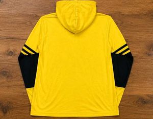 Yellow &amp; Black Striped Hoodie