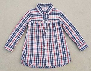 Trendy 3-Piece Girls Clothing Set (Long Check Top