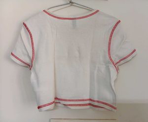 H&amp;M Cotton printed crop top