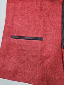 Men's Red Nehru Jacket