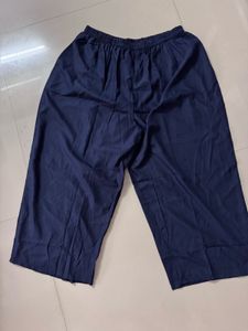 Blue Relaxed Fit Palazzos
