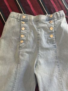 Denim Sailor Wide Leg Jeans