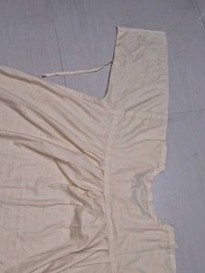 Beige Cotton Kurta of 1