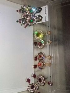 all in 250 Designer Statement Earrings Set