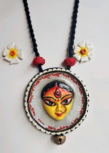 Handmade Acrylic Clay Necklace &amp; Earrings Set