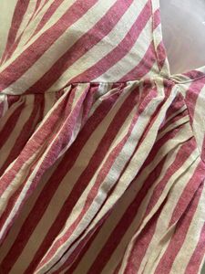 Striped Peplum Top