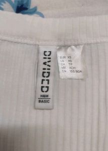 Ribbed long sleeve H&amp;m top