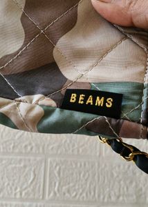 Quilted Camouflage Crossbody Bag
