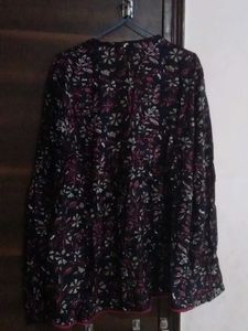 Bohemian Floral Print Kurta Tunic