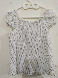 Chic Polka Dot Top