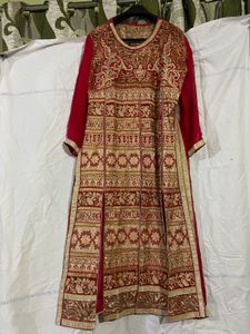 Red Kurta Set