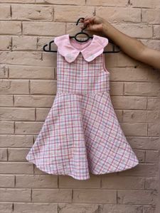 Cute Plaid Girls Dress
