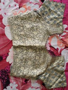 Elegant Brocade Blouse
