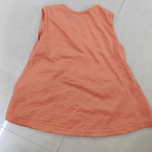 Cute Girl's Cherry Print Sleeveless Dress